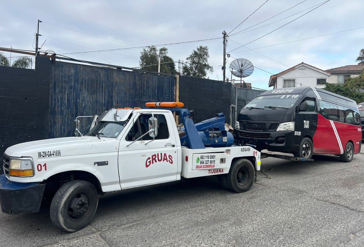 Grúa en acción 1